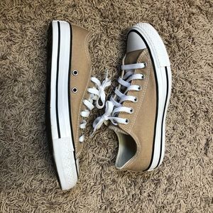 Khaki Converse Chuck Taylor’s - Size 7.5